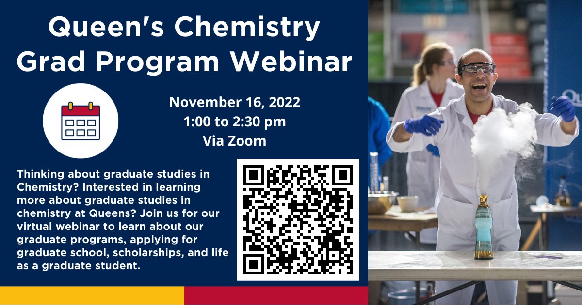 Join us for our virtual webinar to learn about our graduate programs, applying for graduate school, scholarships, and life as a graduate student. Register here: tinyurl.com/2p94tahb