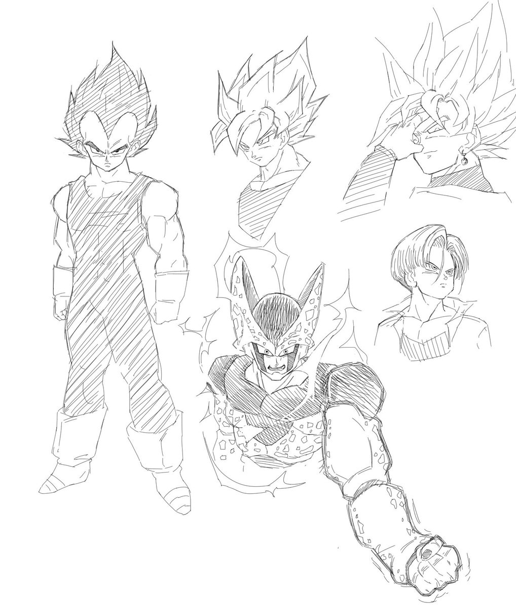 何もする気が起きないので
遠い昔に描いたドラゴンボール絵をアップすることによって
承認欲求を満たしていくやつやるね 