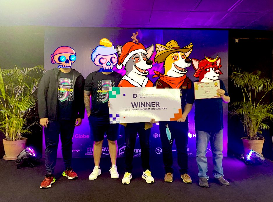 Congratulations to our awesome devs for winning several prizes at the recently concluded <a href="/phweb3festival/">Philippine Web3 Festival | 📅NOV 14-18 📍BGC</a> #hackathon! 🎉

The team received $7k worth of <a href="/HuaweiCloud1/">Huawei Cloud</a> and <a href="/awscloud/">Amazon Web Services</a> credits and soon will be working with <a href="/archipelagolabs/">Archipelago Labs</a>’ incubation program!🔥