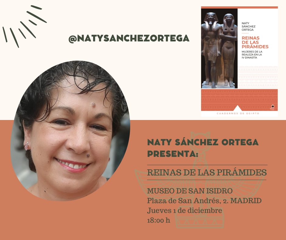 HistoriaEditor1's tweet photo. Presentaciones... 
EN #Madrid 
Llegan las Reinas de las Pirámides acompañadas de su autora @natysanchezorte  que estará en el #museodesanisidro el Jueves 1 de Diciembre. 
¡Yo no me lo perdería... por Tutatis! https://t.co/o0716OFD6B