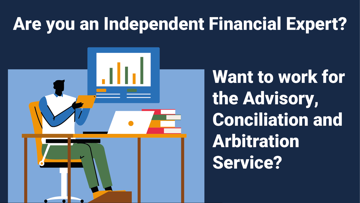 Do you have a range of financial experience at board level?

ACAS are currently looking for an Independent Financial Expert to join them for three years.

Please note, this is not a Civil Service position.

Find out more information and apply here - lnkd.in/erikaUpQ