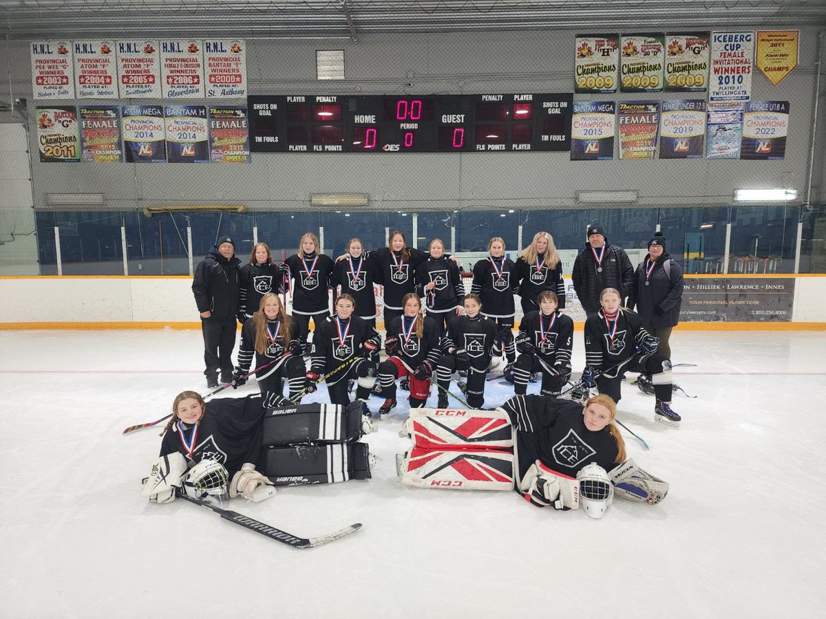 Great weekend of #U15AA female in Glovertown this weekend. Close games and new friendships made #femalehockeyrules <a href="/hatchertracey/">Tracey Hatcher</a> @HkyNL