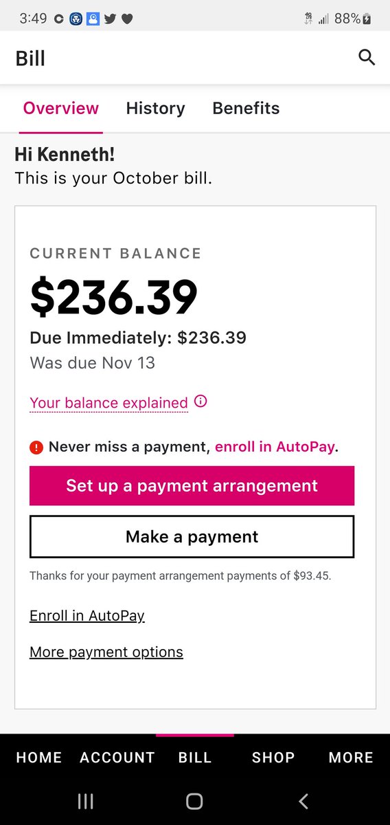 Ken29891101's tweet photo. @pulte Really could use some help and a hand up paying my phone bill, it's going off any day now and then I'm at square zero unable to work or even get work again! Please Help!!! https://t.co/y8O2evtdYE