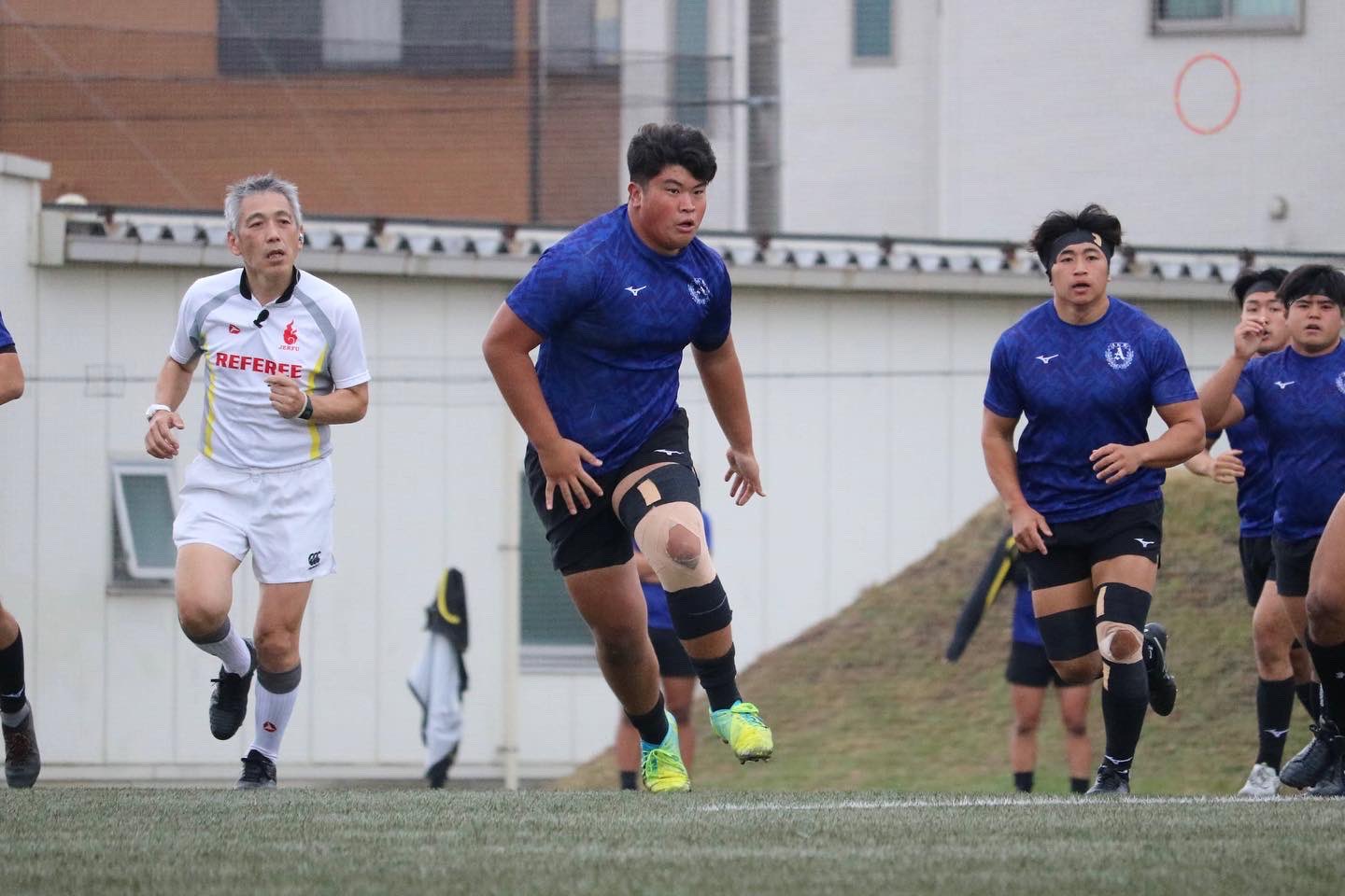 人気ブラドン 青山学院大学ラグビー部 公式ウィンドブレーカー上下M