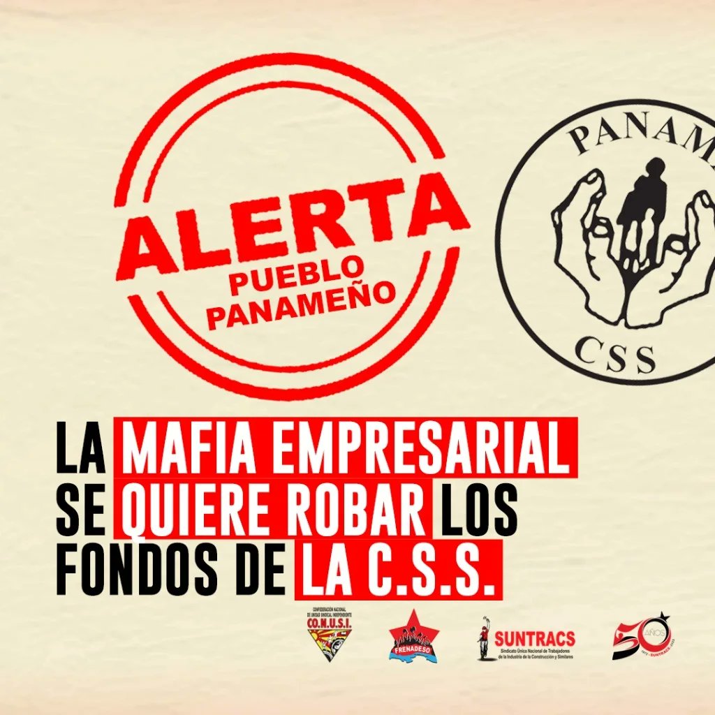 SuntracsPanama's tweet photo. 🚨 ALERTA 🚨 
Te explicamos cuáles son los reales objetivos que persigue la mafia empresarial 
#Comparte #Analiza 
HILO 🧵 https://t.co/I2loCaNZSQ