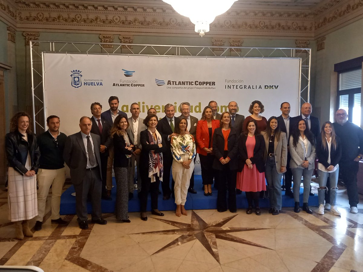 DKVIntegralia's tweet photo. @aytoHuelva, @Atlantic_Copper, @COCEMFEHuelva, #sectorTIC y #ASEIN en la Presentación del #HubDiversidadDigital Huelva.
@Jvegaaz @Crisintegralia
#dondeestaladiscapacidad
#brechadigital
#discapacidad https://t.co/kDyb7NkbO3