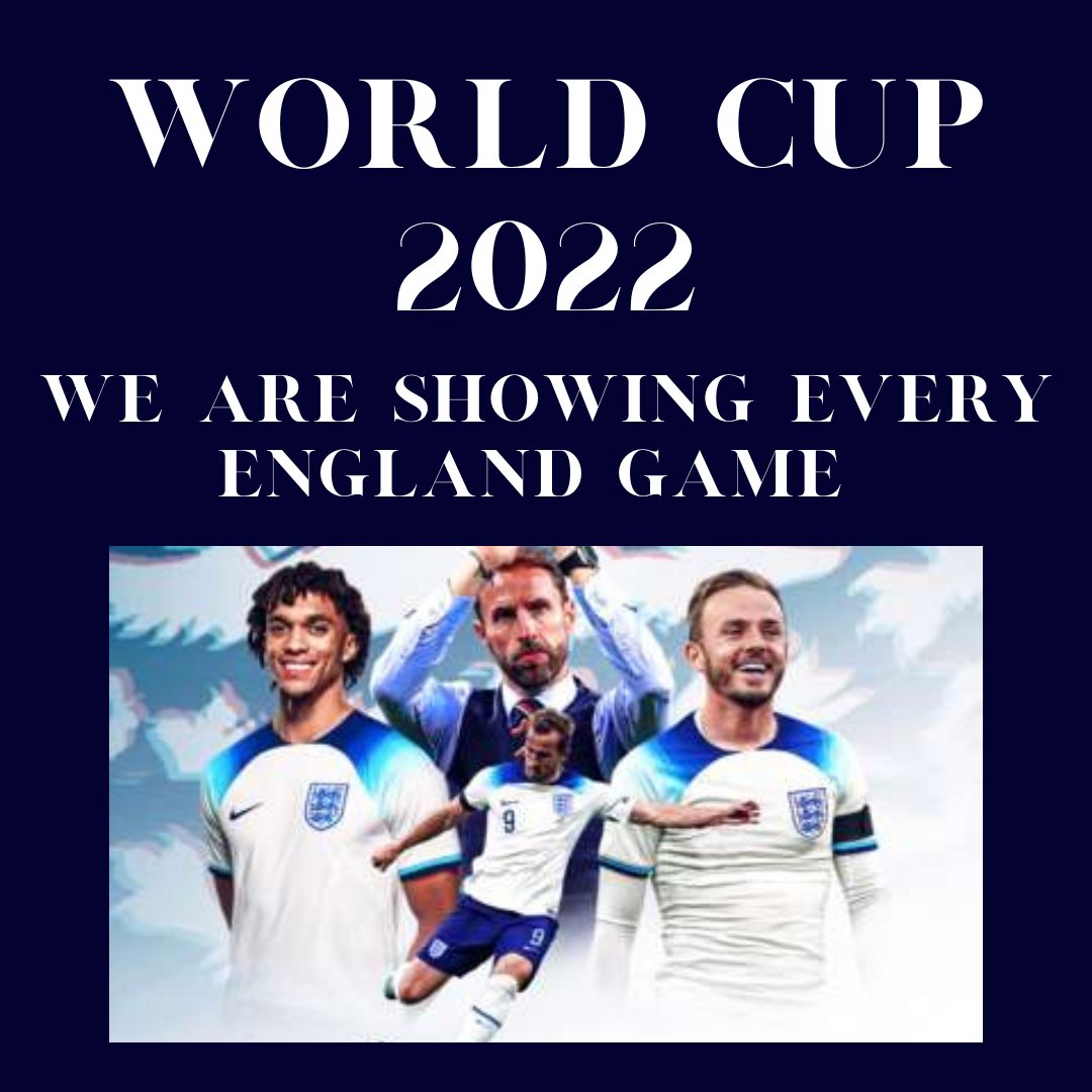 Showing every England game live starting from the 21st November!!
see you there #england#worldcup2022#itscominghome#castlerockbrewery