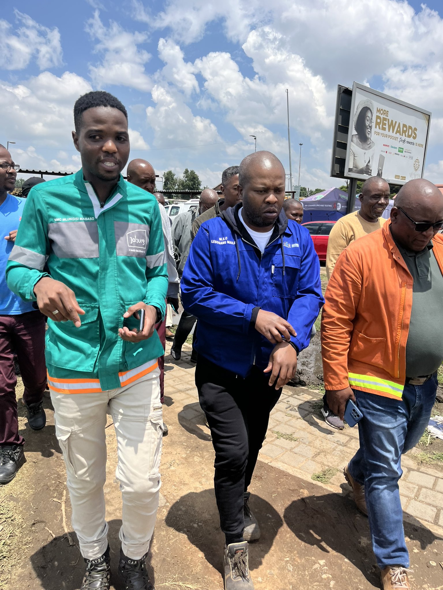 Lebogang Maile on Twitter "Today we’re at the Nancefield Hostel, in