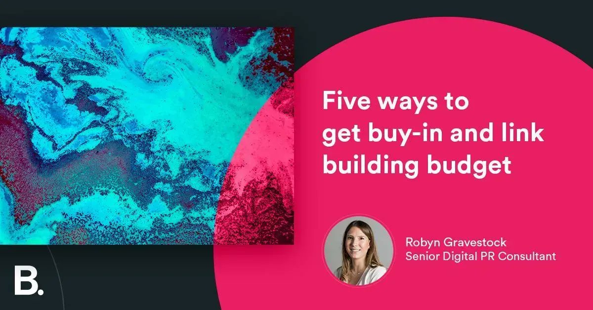 In our latest piece, Senior Digital PR Consultant @RobynGravestock shares her five top tips for gaining buy-in and link building budget with internal stakeholders. 🔗 If this is something you're currently struggling with, check it out here: buff.ly/3g9SyDv