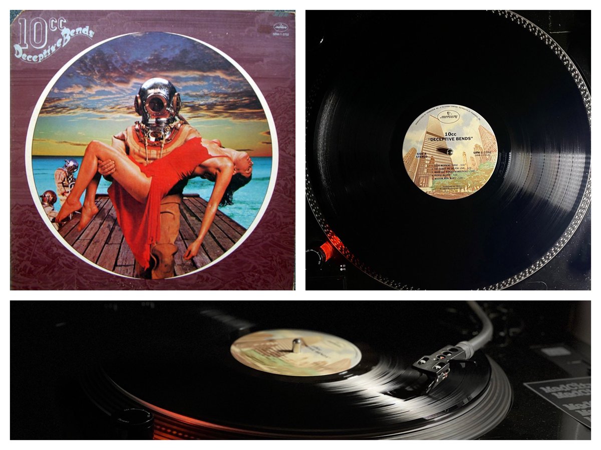 Paxman1965's tweet photo. #records #vinyl #LP #album #vinylcollection #nowplaying #spinning #10cc #DeceptiveBends #poprock #morningspin #goingin #sociallydistant #quarantunes #getvaxxed #plagues #musicisthebest https://t.co/UM9gjcUGCE