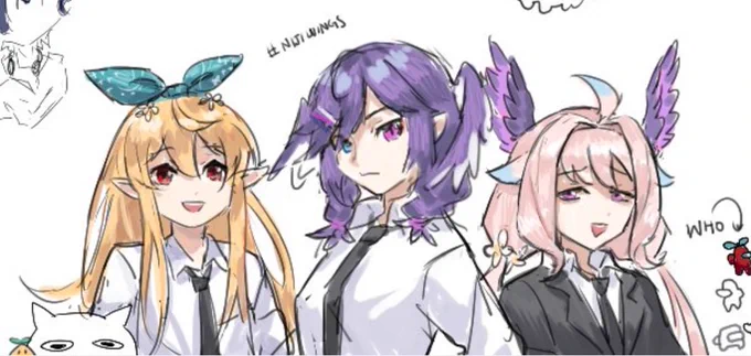 LRT> was too shy and intimidated so i took up this little corner LOLI'm reminded that I still have a lot to learn, everyone is so strong and their art is so good  