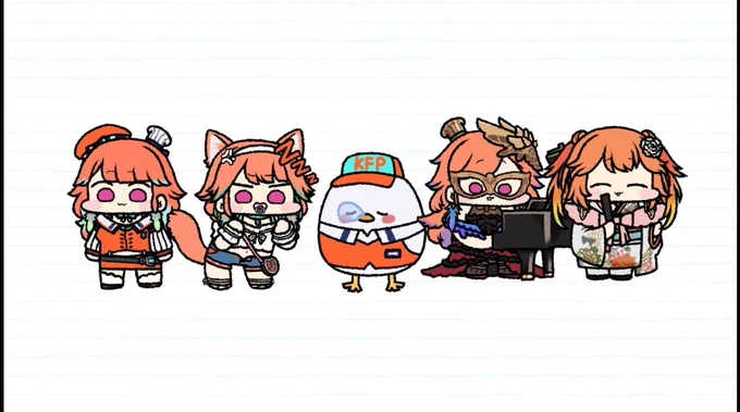 Look at them   