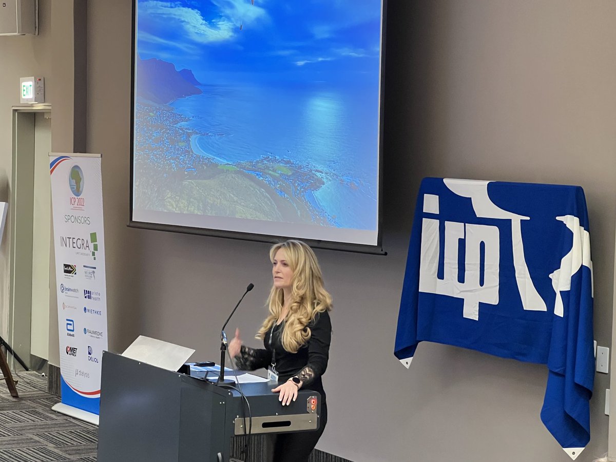 Ursula Rohlwink ICP 2022 chair opens the International Symposium on Intracranial Pressure and Brain Monitoring in Cape Town: the first time in Africa ⁦<a href="/2022Icp/">ICP 2022</a>⁩