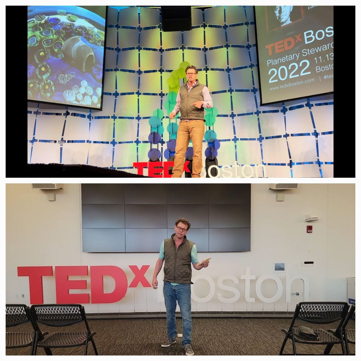 Live vs Practice... 
That was a spectacular whirlwind! I believe it went well. So excited to see the video released, whenever that may be. 🎉🤷🍳🌿

#tedxboston 
#Planetarystewardship