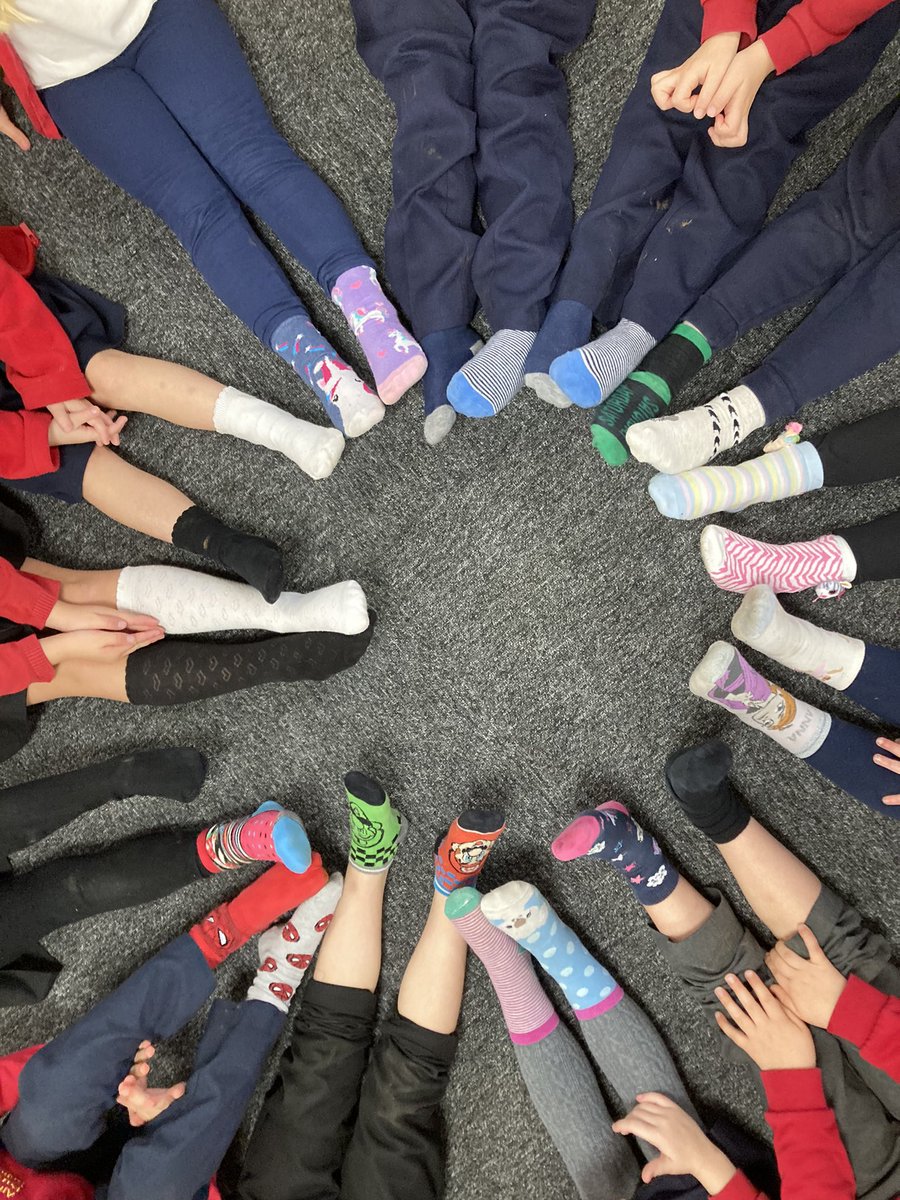 AnParkInfants's tweet image. We have come to school in odd socks to promote anti-bullying week #apiclass4 #oddsocksday #reachout