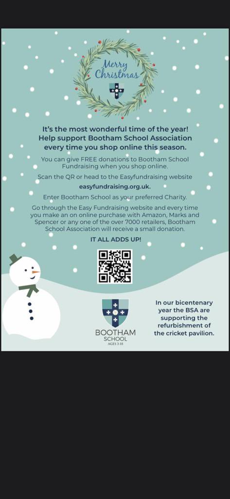 When Christmas shopping this year please consider using easy fundraising - more details below. Thank you 🙏🏽