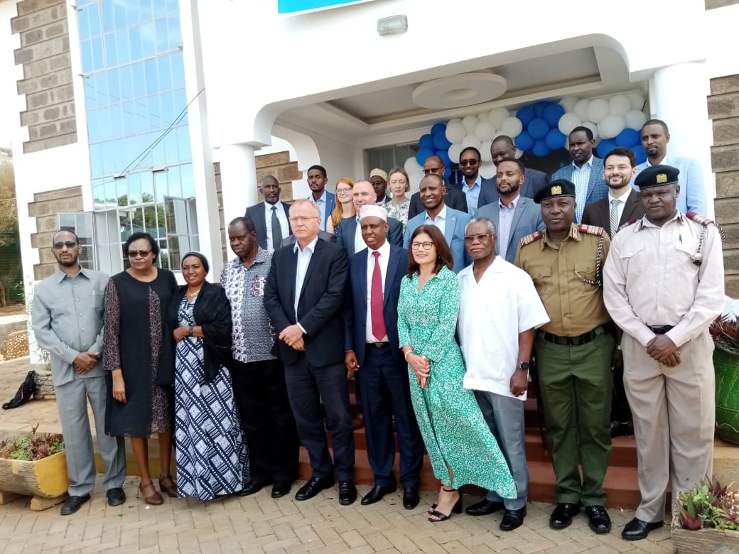Interpeace_Org's tweet photo. Today, we officially launched our Marsabit County Peacebuilding Programme &amp; opened the new Marsabit County Peace and Cohesion Centre in collaboration with @NCIC_Kenya. https://t.co/U7YUwFQ8AA