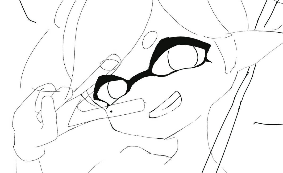 次はホタルちゃん描いてる。