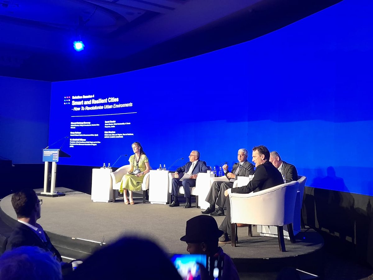 ComSISTIF's tweet image. Organisée par le SISTIF, l'intervention de M.Abdellatif Mazzouz @amazouz2021 Président du Conseil de la Région Casablanca Settat, dans le cadre du panel international sur l'urbanisation, les villes durables &amp;amp; résilientes "World Climate Finance - The Investment COP"