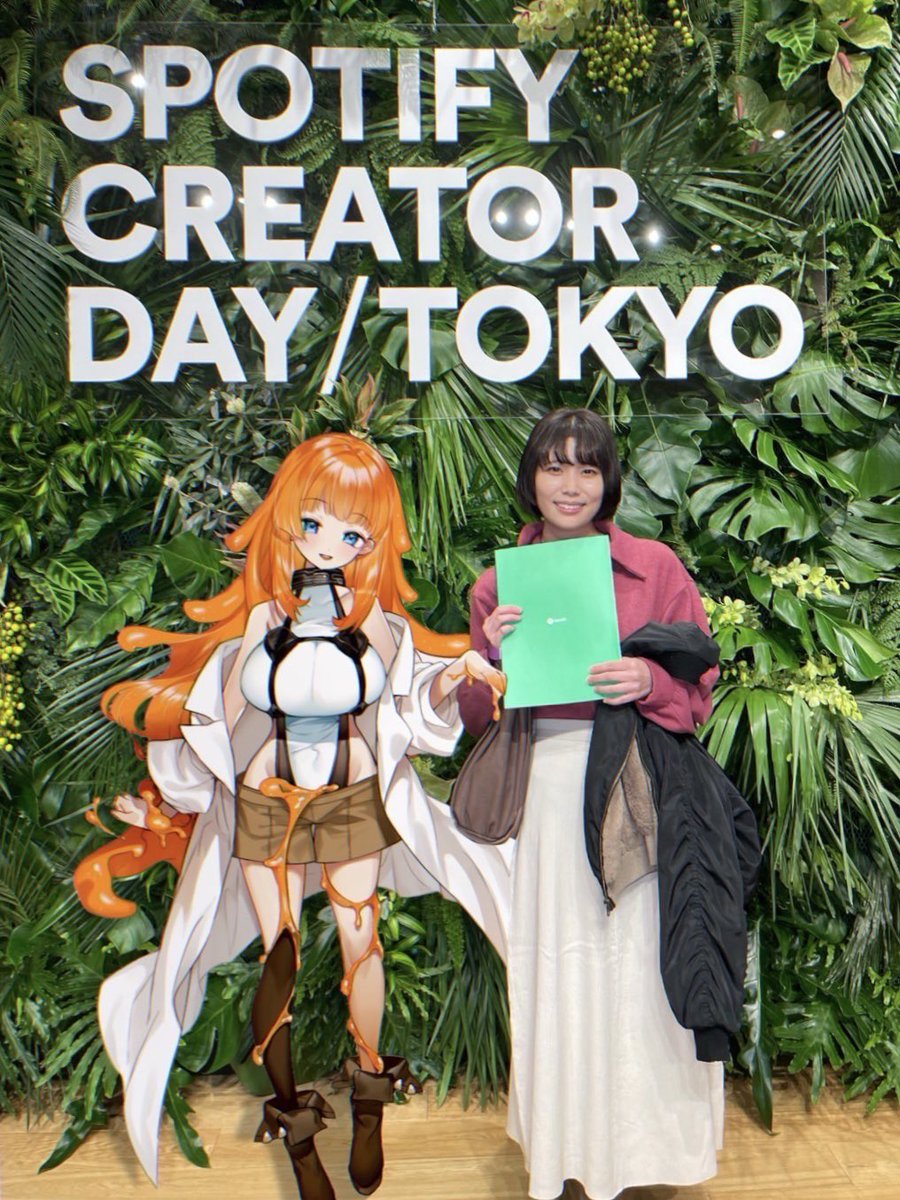 mumu_surai's tweet photo. お友達の夏巳りかちゃんと #SpotifyCreatorDay に行ってきました✨✨
とても良いお話を聞けて楽しかった〜🥳 https://t.co/8CksoCrLo2