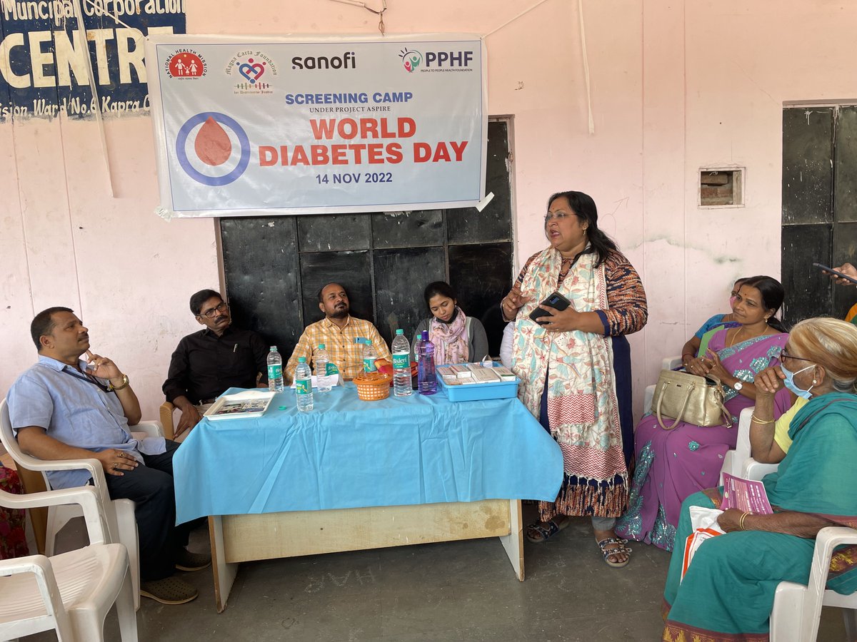 PPHF_Global's tweet photo. As part of #ProjectASPIRE, @PPHF_Asia in partnership with @IndiaSanofi conducted #screening camp on the occasion of @WDD at Nacharam Basti Dawakhana. Officials from Telangana State govt, @MagnaCartaFoundation were present at the occasion. A total of 307 people were screened. https://t.co/smyPMaJUrr