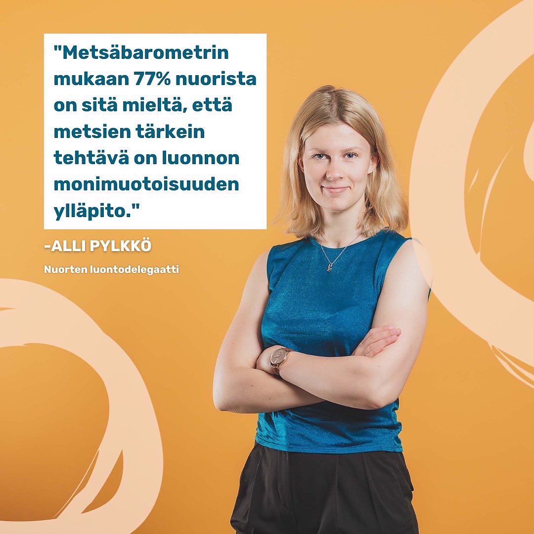 4/5 Nuoret metsänomistajat tarvitsevat tukea vaihtoehtoisiin metsienkäsittelymenetelmiin. Metsästrategiassa tulee turvata nuorten metsänomistajien tiedonsaanti vaihtoehtoisista metsienkäsittelytoimista ja niiden yhteydestä ilmastonmuutokseen sekä luontokatoon.