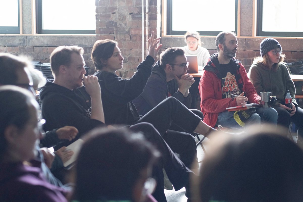 code_operative's tweet image. Last week, most of our cohort visited the wonderful Glasgow, specifically the @CoTechUK gathering hosted by @mediaco_op - thanks so much for having us! It was a blast. #cooperatives #collaboration