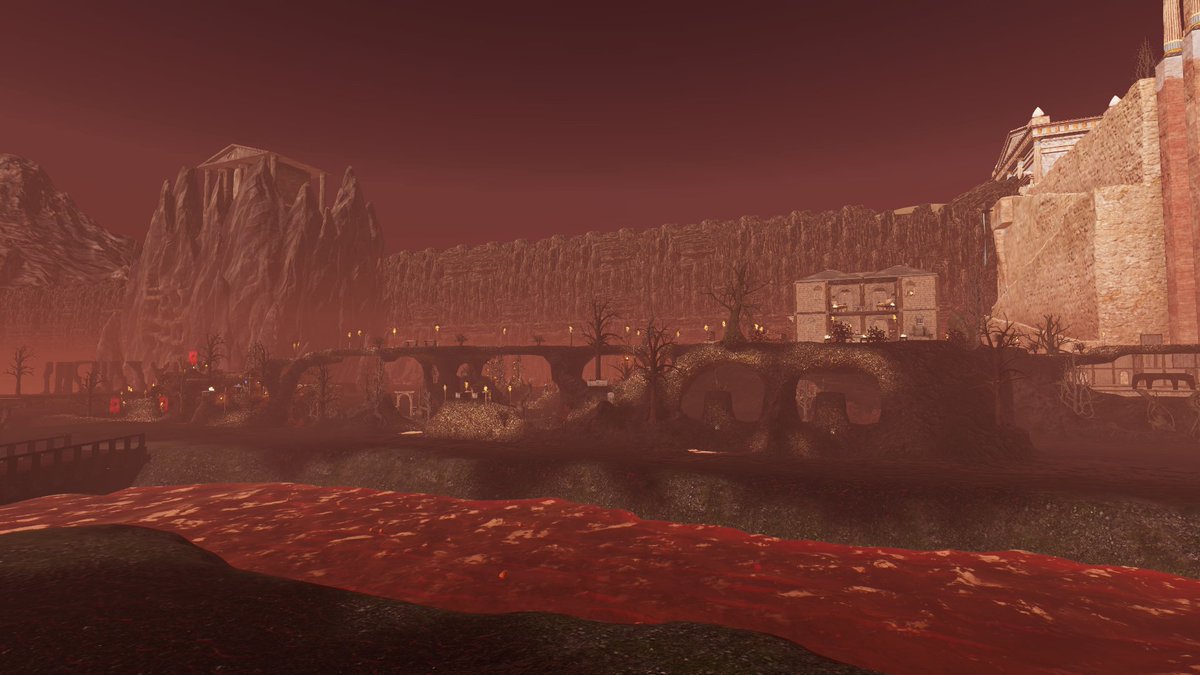 WVulcanite's tweet photo. @VulcanVerse 

Blood flowing
Earth cracking
Pillars rising
Land of the Undead

Deep tunnels, snaking their way
Wannabe Skywalks
to elevate the odour of hell

No regret
Simple pleasure

Keep walking those Landmarks
$PYR is the treasure!

----
#NFT land by @kliplop
Built on by me https://t.co/eOCvu7mKvT
