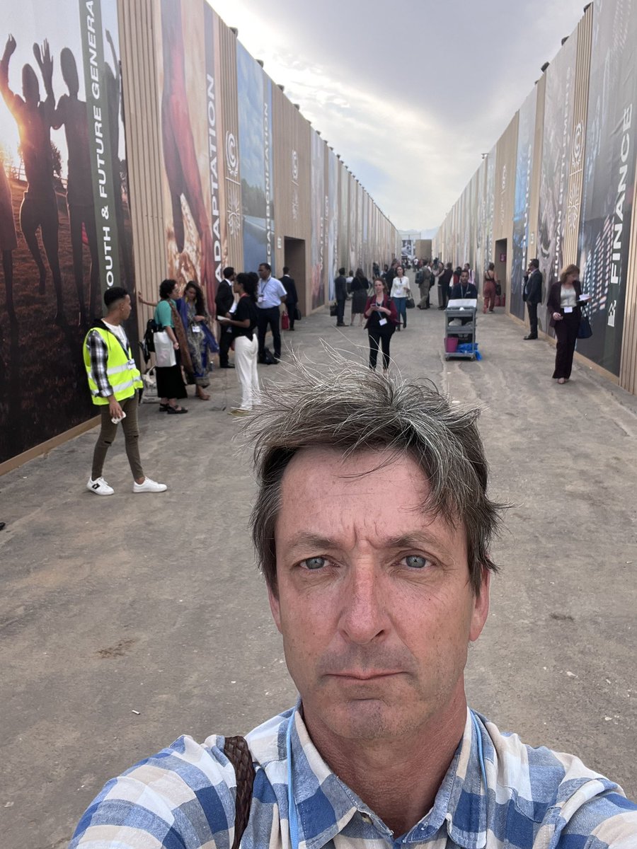 Week 2 #cop27.. future archeologists will find 1000s of tonnes of tradefare carpet and fibreboard in the sands and 1000s of slideshows in the silicon.  Add up all the things in the slideshows that account for 12% of global emissions it comes to at least 12,000%.