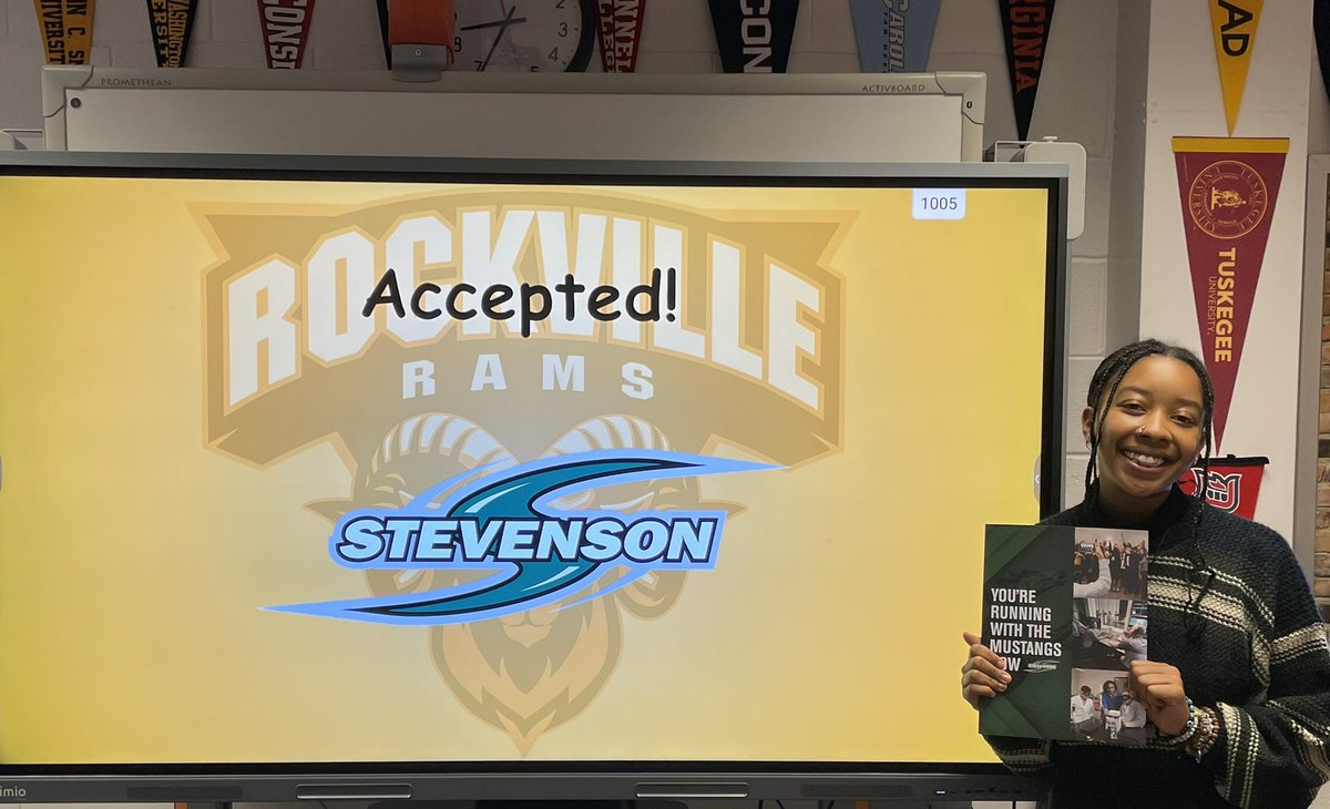 Congratulations to Kayla on her acceptance into <a href="/StevensonU/">Stevenson University</a>! Kayla will be apart of the nursing program. We are so proud of you!