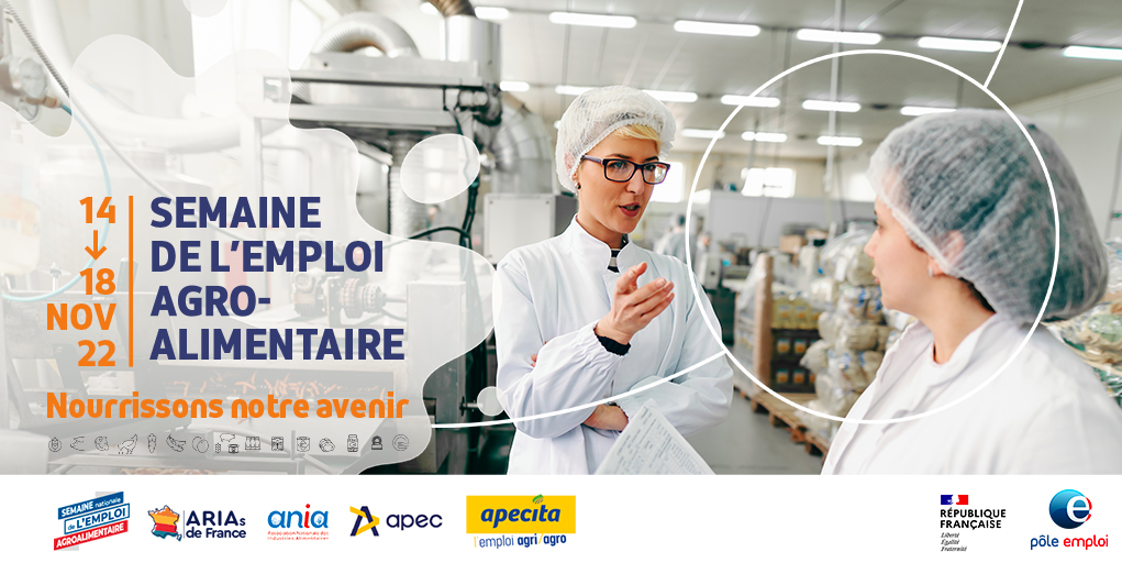 📢 C'est parti pour la Semaine nationale de l’#emploi #agroalimentaire avec un programme d'actions variées pour répondre aux enjeux de #recrutement et d’attractivité du secteur  🔎 pole-emploi.org/regions/proven…  <a href="/aria_sud/">Aria Sud</a> <a href="/ifriapaca/">IFRIA PACA</a> <a href="/ApecPacaCorse/">L'Apec Provence-Alpes-Côte D’Azur & Corse</a> <a href="/APECITAemploi/">APECITA</a> <a href="/ocapiat/">OCAPIAT</a> #lagrorecrute