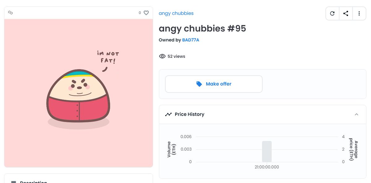 angy_chubbies's tweet photo. sooold ✨
I didn't get the email but thank you so much (Unnamed) for adopting an angy chubby 🥰❤️

#nftsold #nfts https://t.co/7MAH6g9Mbz