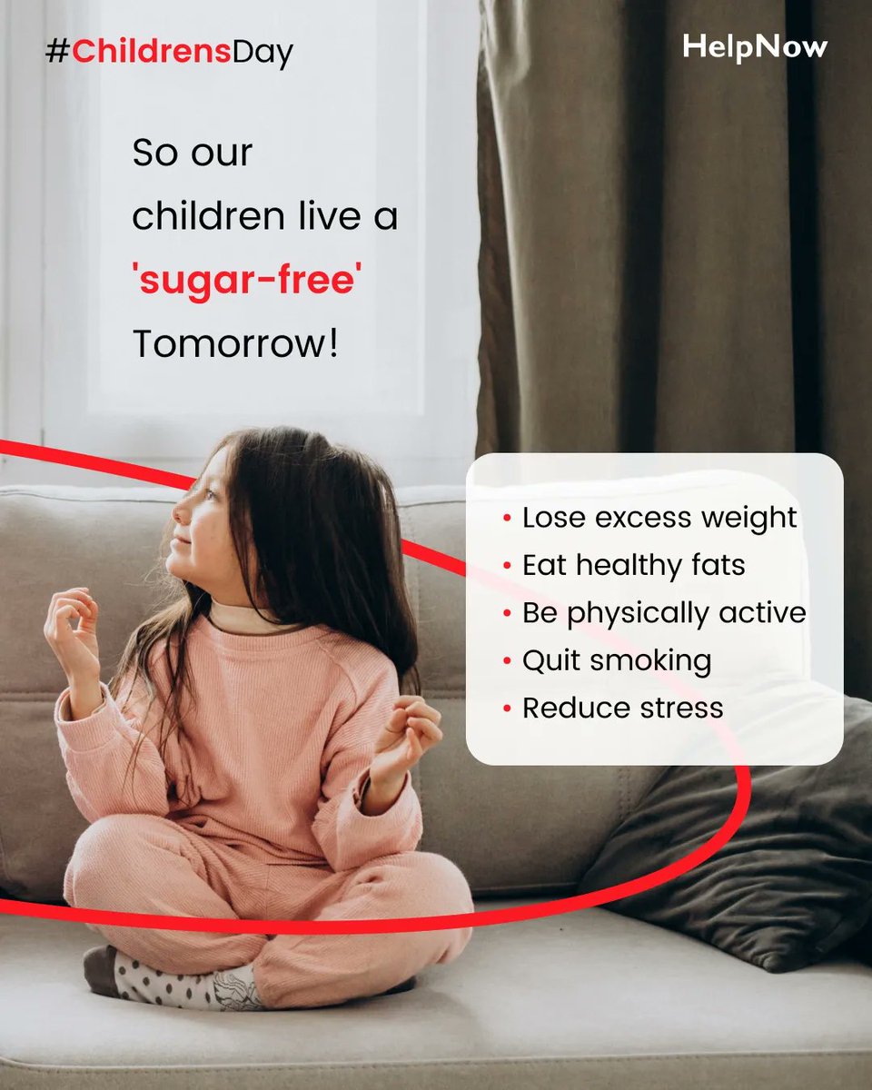 HelpNowIndia's tweet image. It&apos;s as much genetic as it&apos;s lifestyle.
On #worlddiabetesday today, let&apos;s resolve to fight diabetes so our children get to grow up in a diabetes-free world!

#ChildrensDay2022 #diabetesday #DiabetesAwarenessMonth #fightdiabetesnow #eathealthy