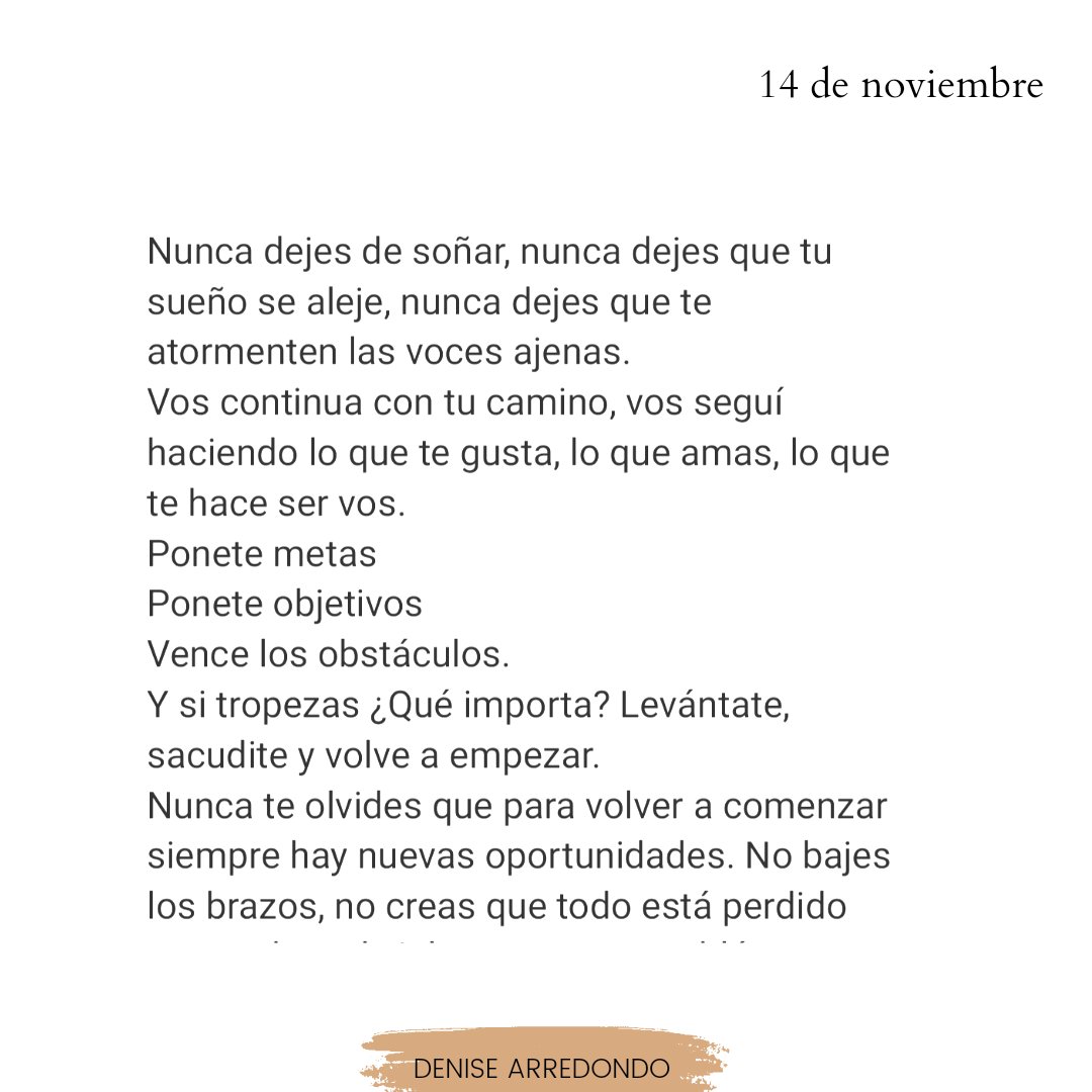 14 de noviembre 💜
