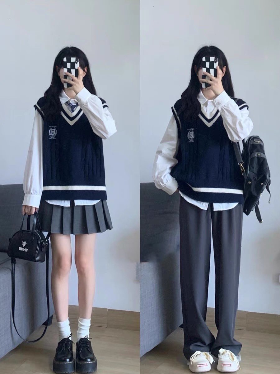 sundayheygoods's tweet photo. ฟีลนักเรียนเกาหลีท่านหนึ่ง (ไม่มีเนคไทนะคะ)

🧸เซต 3 ชิ้น (เชิ้ต +กั๊ก +กระโปรง) ราคา 510.- 
🧸เชิ้ต + กั๊ก ราคา 390.- 
🧸กั๊ก 280.-

☁️เชิ้ต รอบอก 38"/ ยาว 23"
☁️กั๊ก รอบอก 40"/ 21.5"
☁️กระโปรง (รอบเอว/ความยาว)
S 24.5-26"/ 15.5"
M 26-27.5"/ 16"
L 27.5-29"/ 16.5"
XL 29-30.5"/ 17" https://t.co/n7rw4tsq85