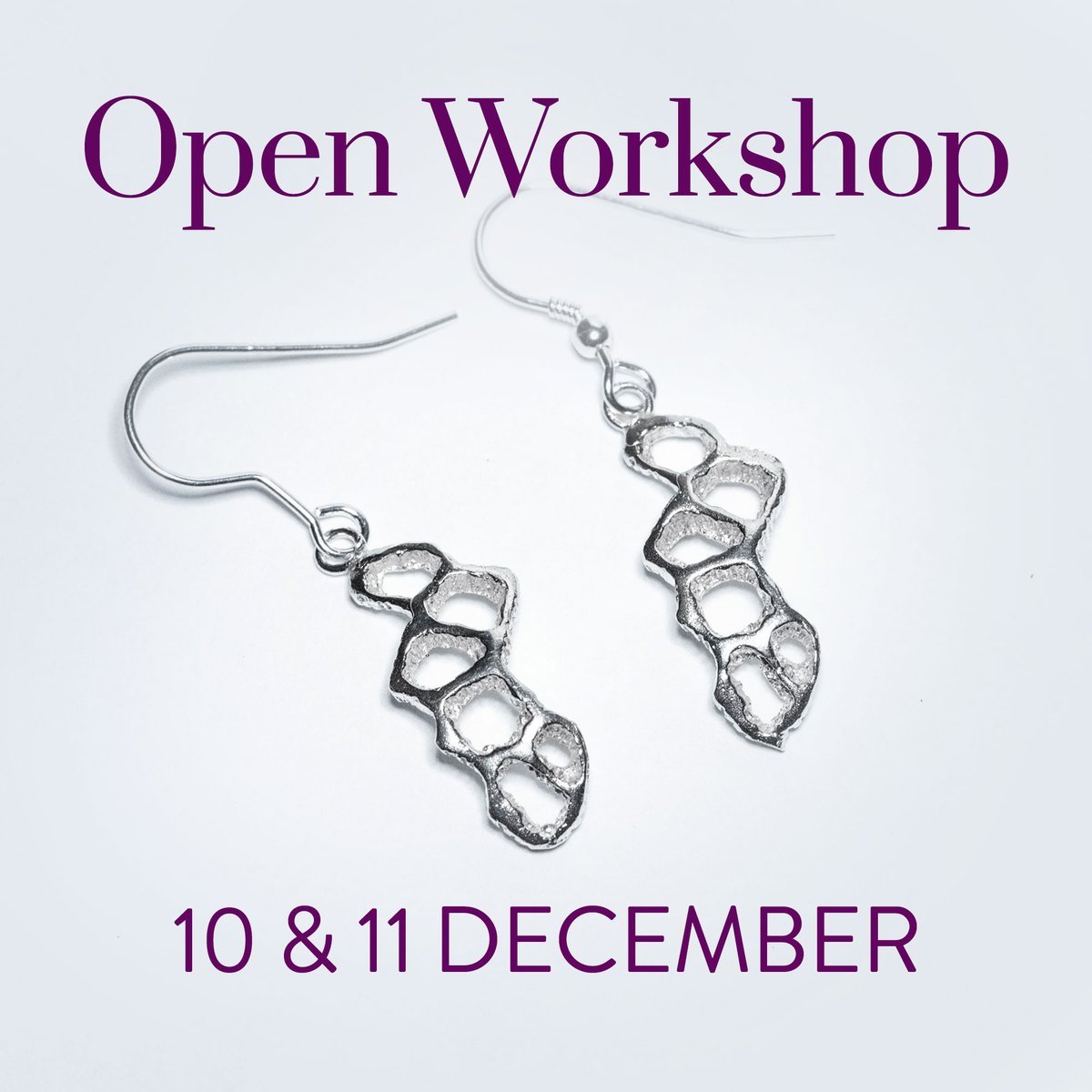 You're invited to come see the magic behind the scenes in my silversmith workshop in #KirkLangley! Have some cake, let me "resparkle" your #jewellery &amp; view my latest collections 💍✨

10-11 Dec - 10am - 4pm. Email me for address: janeortonjewellery@gmail.com

#derbyshire #derby