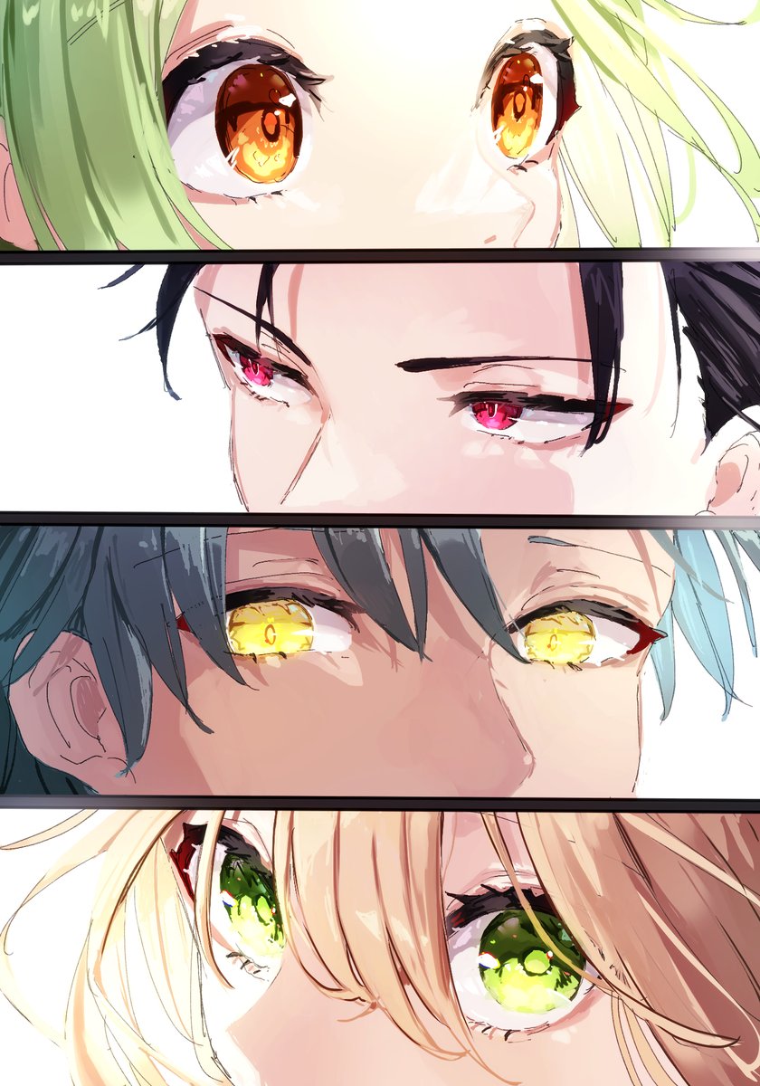 4人の瞳こだわり https://t.co/RqStA0qXy5