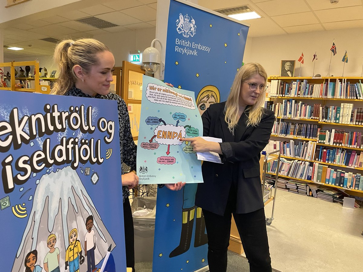 First stop in #Husavik: A #school visit to speak to children about #equality, #inclusion and incredible #careers they could choose to do when they grow up. <a href="/UKinIceland/">UK in Iceland 🇬🇧🇮🇸</a>