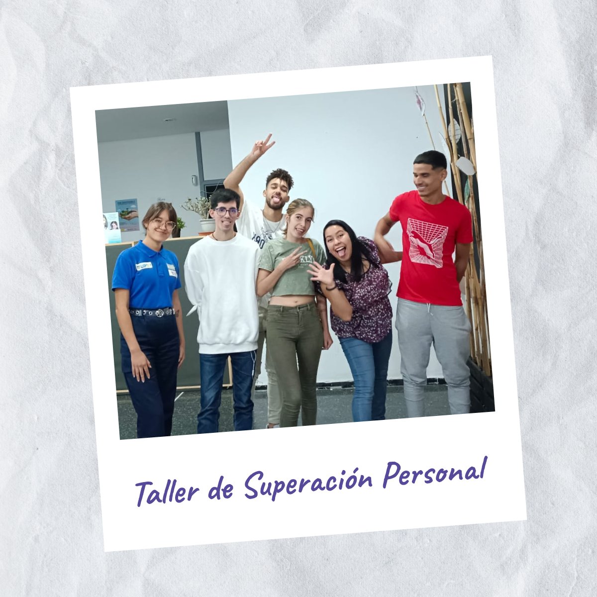 El pasado 10/11, los/las jóvenes del proyecto “HADO: Proyecto social de intervención para la inclusión social de los y las jóvenes” llevaron a cabo el taller de “Superación Personal”.
Este proyecto está subvencionado por el Ayuntamiento de Las Palmas de Gran Canaria.