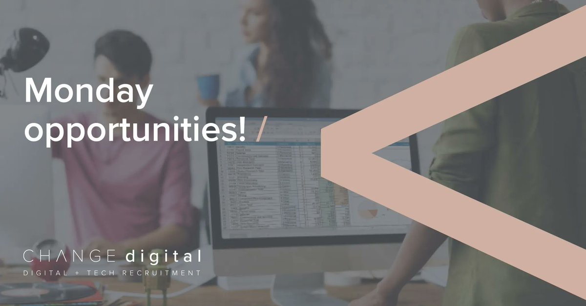 #MondayOpportunities 

Whether you're a Digital Creative, Software Engineer, Cloud/DevOps Engineer, Data Scientist or Cyber Security expert we have the role for you! 

Check out our website for the latest roles: buff.ly/3yqe6lS