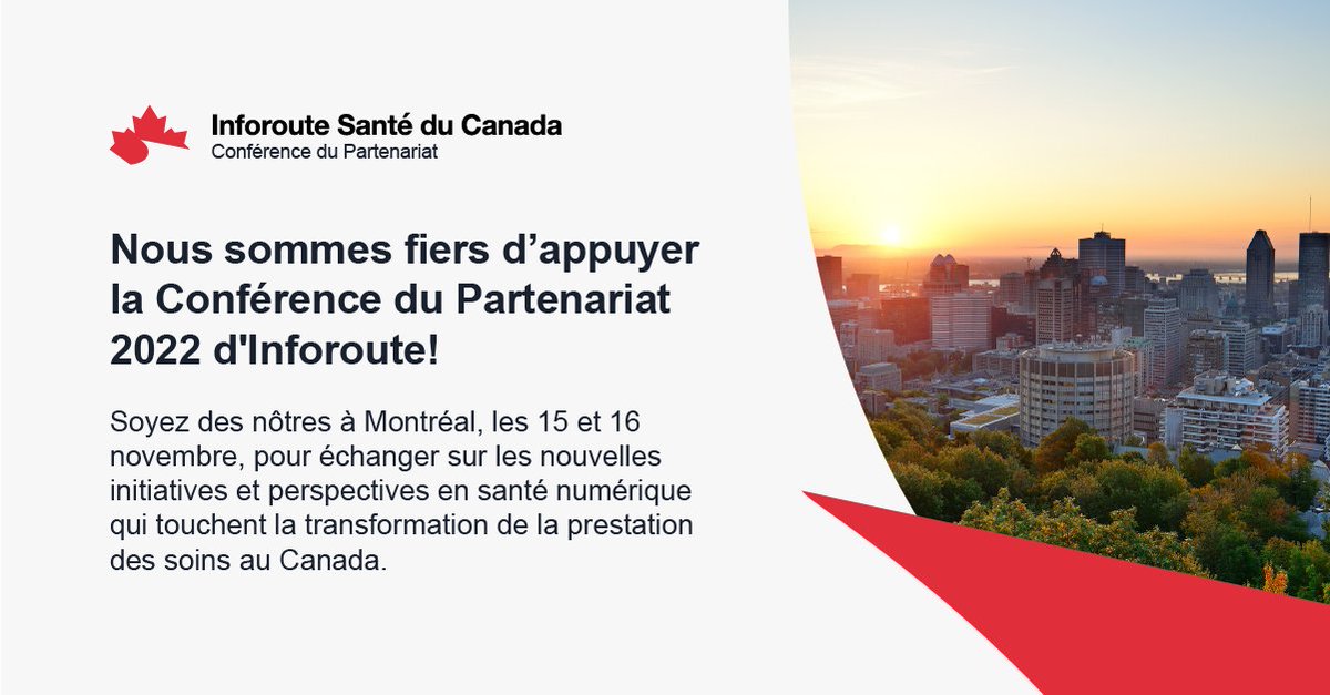 Lors de la Conférence du Partenariat d'<a href="/InforouteSante/">Inforoute</a> ce mardi et mercredi, notre équipe a bien hâte d'en apprendre plus sur vos projets de #transformationnumérique et de voir comment Petal pourrait vous aider à atteindre vos objectifs. À demain! #PensezSantéNumérique