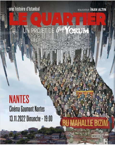b_yarsel's tweet photo. dün akşam, Türkiye'de çekimleri polis zoruyla yarım kalan  (Paris'ten yapım ekibinin çalışmasıyla tamamlanan) Mahalle filminin gösterimine gittik.
#LeQuartier 

https://t.co/fIIoovSv6a

Avrupa'da şu ana dek 60 gösterim yaptı,Türkiye'de dağıtımcı sorunu halledilince girecek umarız https://t.co/QMPY2HXkmL