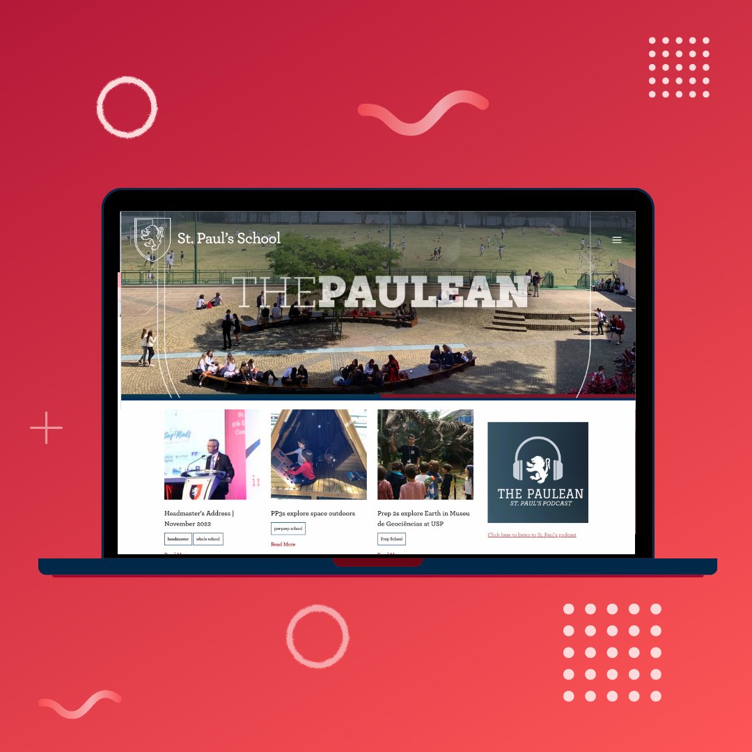 StPaulsSchoolSP's tweet photo. The Paulean is St. Paul's newsletter and it aims to celebrate the amazing teaching and learning we have in our school. Read our latest news at https://t.co/nRsbM6VQBg
#stpaulsschoolsp #bepaulean https://t.co/Y3mbe1uLbL