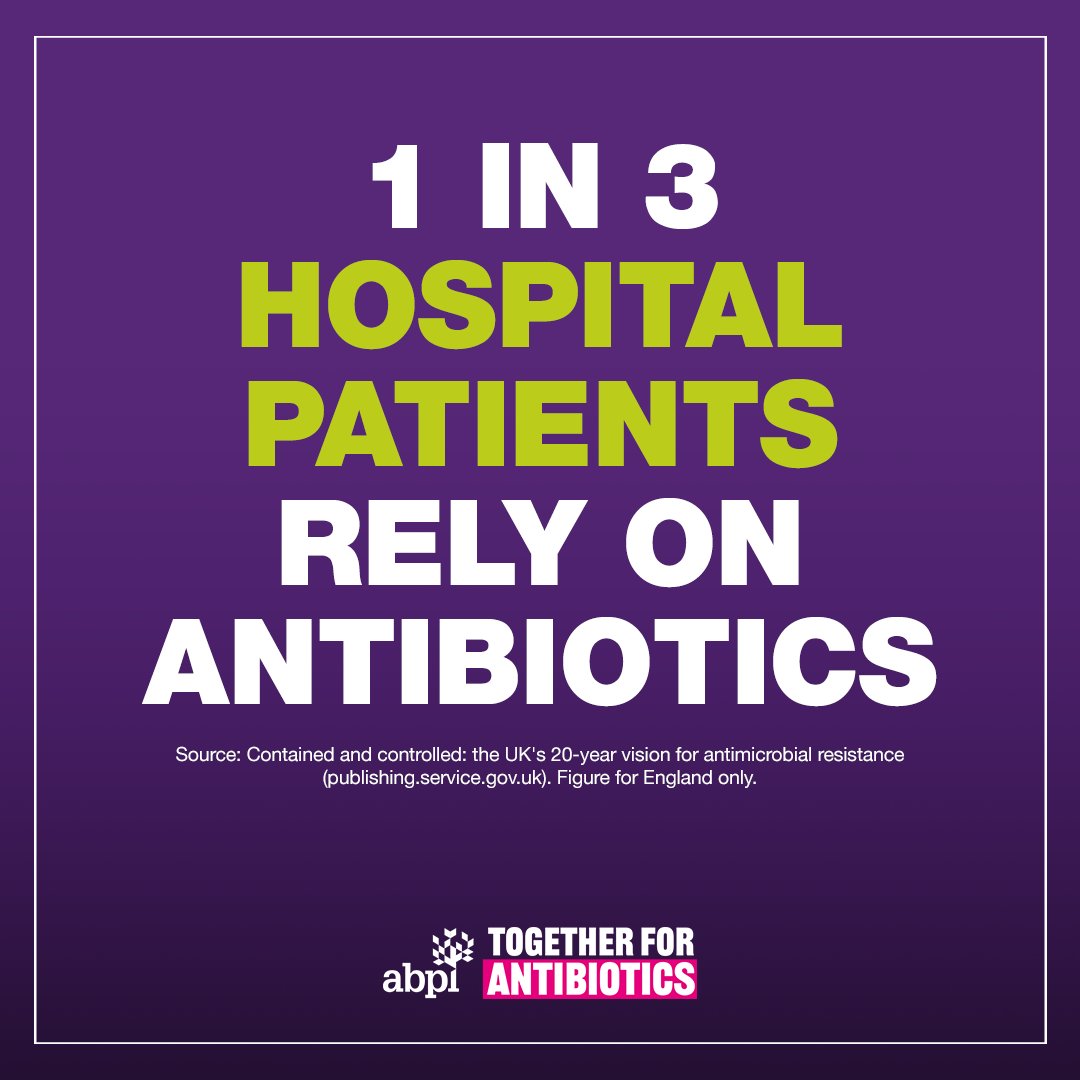 Antibiotic resistance is on the rise. Without antibiotics, treatment for many conditions wouldn’t be possible. 

#TogetherForAntibiotics #WAAW