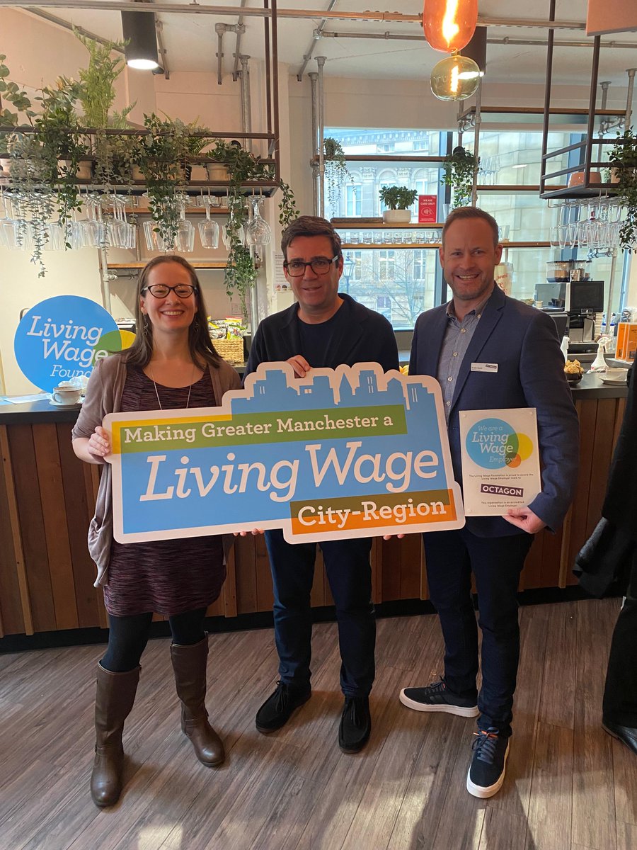 octagontheatre's tweet photo. We are delighted to welcome the @LivingWageUK and Mayor of Greater Manchester @AndyBurnhamGM to the Octagon today for a special event to launch #LivingWageWeek.

The Octagon is proud to be a Real Living Wage employer.

More information available here: https://t.co/PqucSKCX4w https://t.co/idR1JEGd76