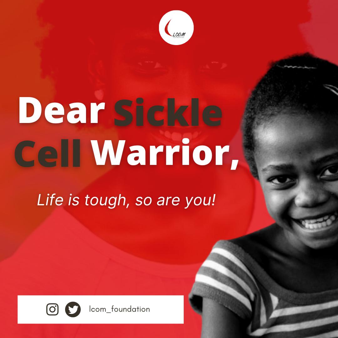 You are stronger than what you have to go through.
You are a warrior
#lcom_foundation 
#sicklecellwarrior 
#sicklecellfighter