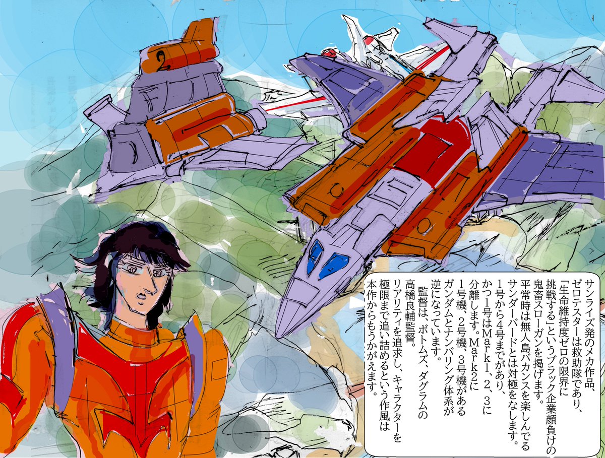 deadlinear2011's tweet photo. #みんなで楽しむTwitter展覧会 #illusRT
#illustrations #drawing
#ArtistOnTwitter $picrt
#ゼロテスター #0テスター #zerotester #0tester
サンライズによるリアル・ハードSFの始祖。
ガンプラから遡ること7年前、バンダイは本作のプラモデル化で商業的成功を収めていました。 https://t.co/LUmG5kze3W