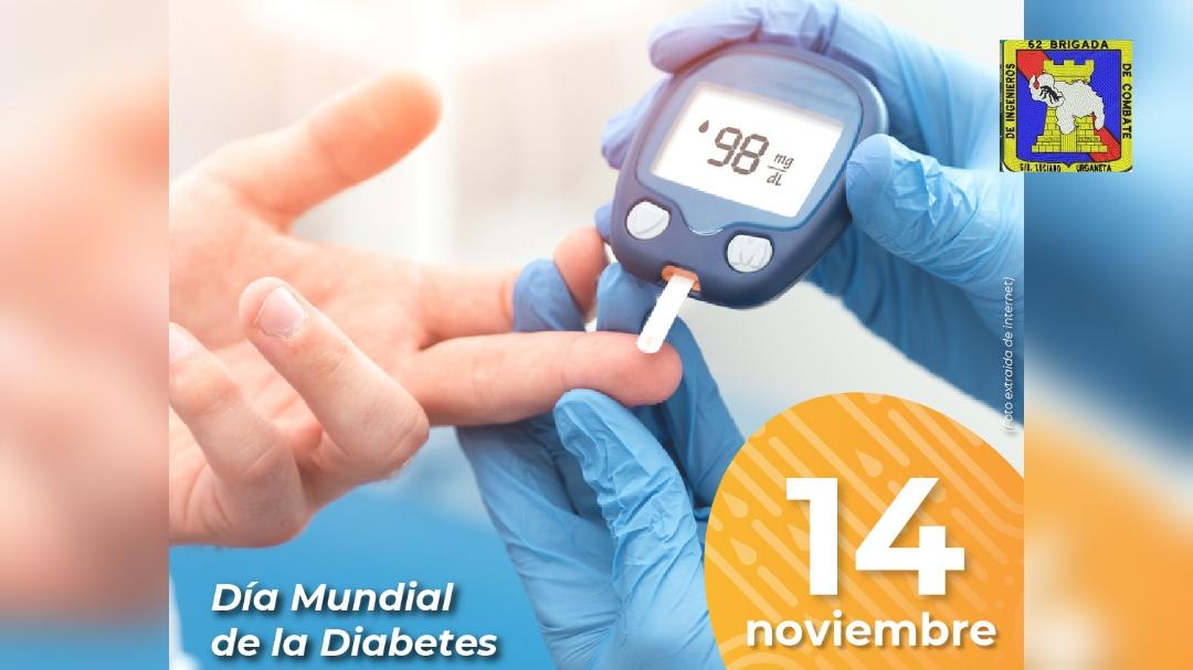 📅 #14Nov || Hoy se celebra El Día Mundial de la Diabetes fue instaurado por la Federación Internacional de Diabetes (FID) y la Organización Mundial de la Salud (OMS) en 1991.
#VamosALaFilven
#201AñosInvictosDesdeCarabobo #FANB #Venezuela #62BrigadaIngenieros #LasTejeríasRenacerá