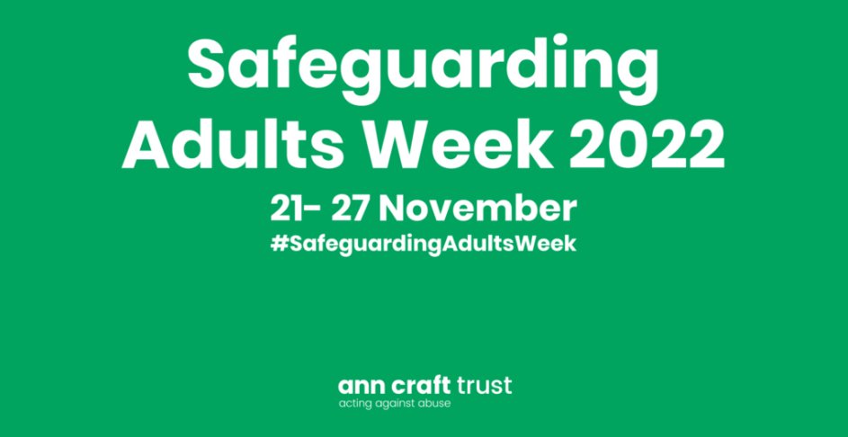 SportsDefiant's tweet photo. Safeguarding Adults Week 2022 starts tomorrow.
It's a week dedicated to improving how we safeguard adults, not just young people.
Please do have a look at the Ann Craft Trust website for more information: https://t.co/Xbq3jZ1Ypz
#SafeguardingAdultsWeek #Inclusion #TeamDefiant https://t.co/kCNB37vtG1