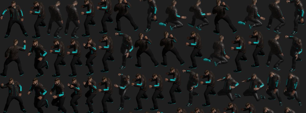 For a few days, I have been working on the animations of a bunch of NPCs (Non Playable Characters) to populate <a href="/ULTERAonline/">ULTERA online</a> .